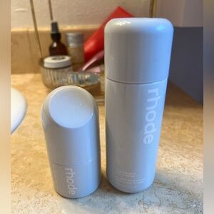 Rhode cleanser and peptide glazing - only used twice!